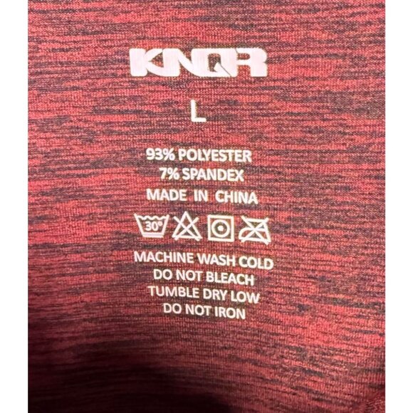 KNQR Mens Performance Polo Large Quick Dry Athletic Workout Running Golf Soft - Picture 6 of 6